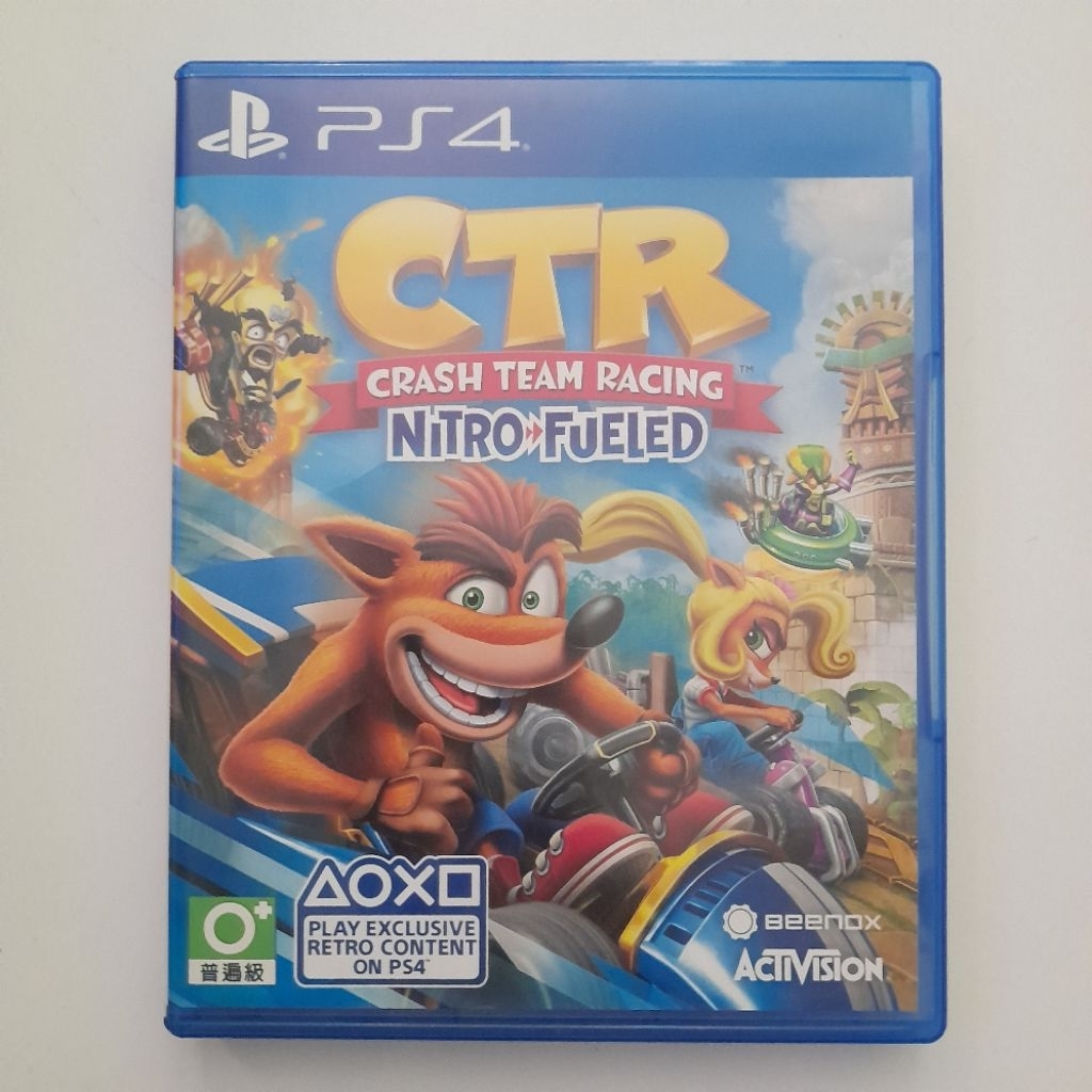 BD PS4 ps 4 kaset ps4 CTR crash team racing nitro fueled