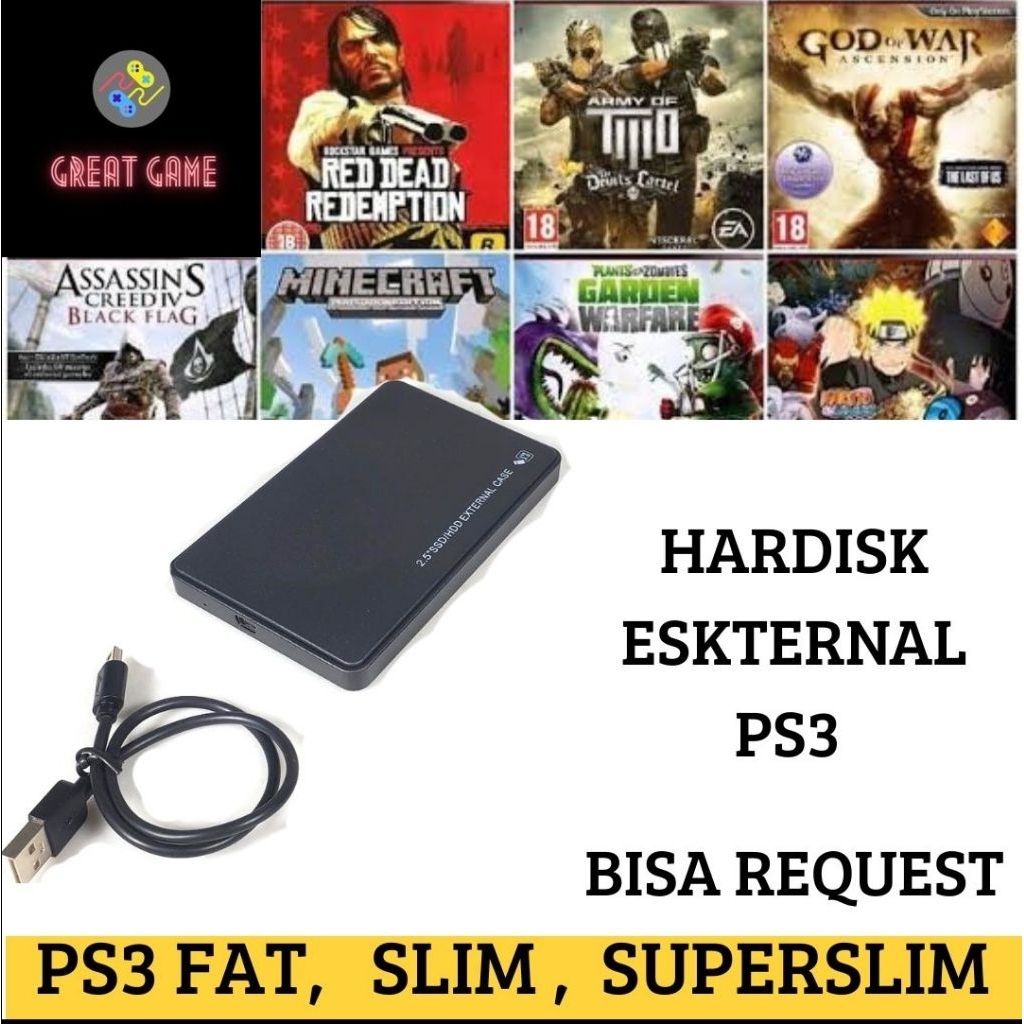Hardisk Eksternal Ps3 320GB & 500GB