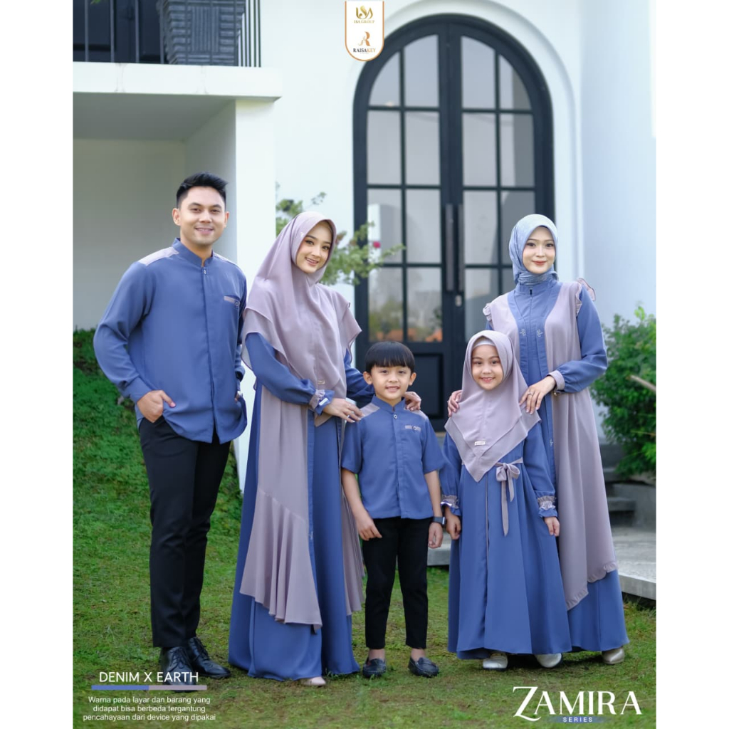 Sarimbit Zamira Warna Denim x Earth by Raisakey