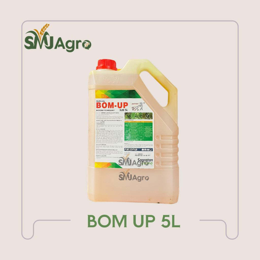Herbisida Bom Up 520 SL 5 Liter - Sistemik, Non-selektif, Tahan Hujan