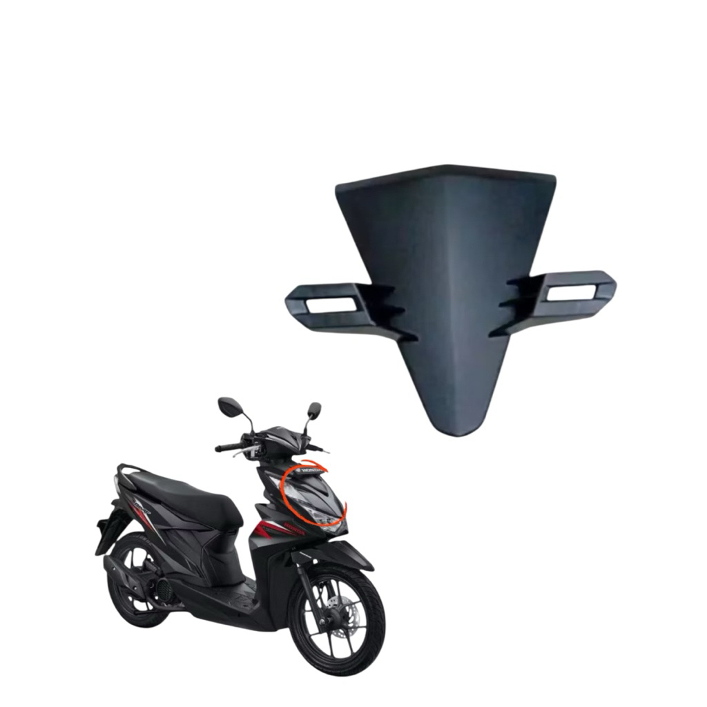 KAP COVER PANEL DEPAN KECIL BEAT NEW 2020 HITAM VR