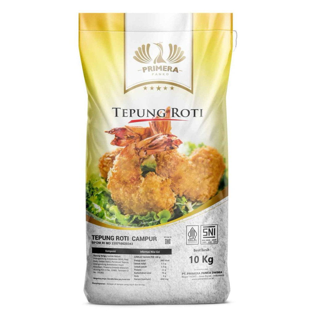 Primera Tepung Panko Mix 10 kg Panir kuning