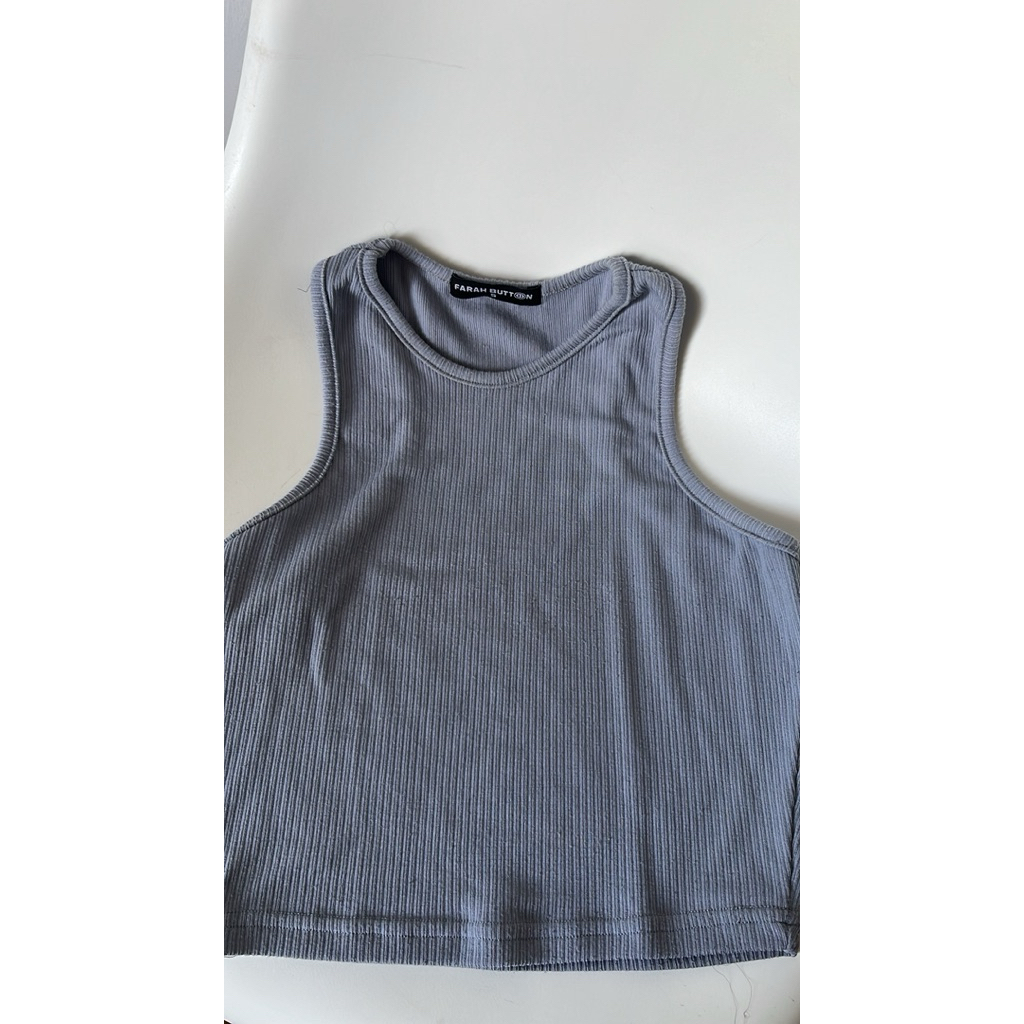 Crop Top Farah Button