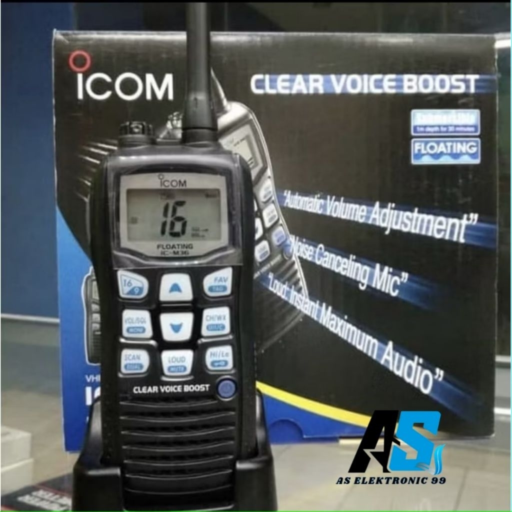 HT ICOM IC-M36 MARINE VHF ( ORIGINAL )