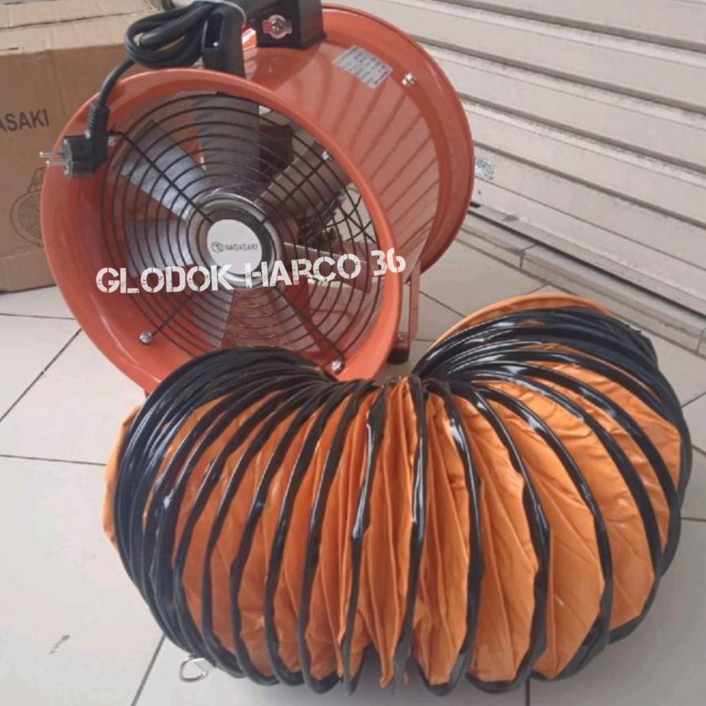 Kipas Blower Ventilator portable 16 inch NAGASAKI + selang 5 Meter