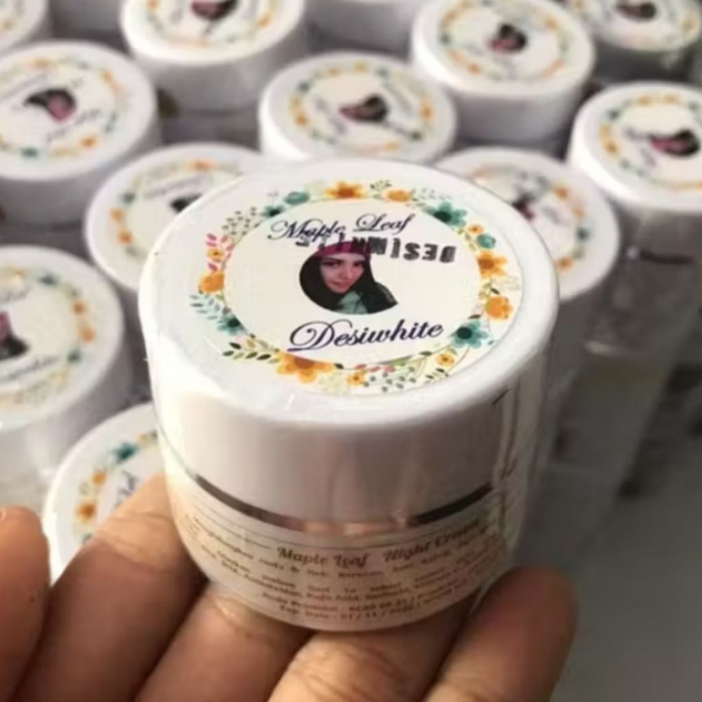 Cream Malam Maple Leaf Skincare BPOM Penghilang Flek Hitam Dan jerawatan
