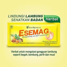Esemag Cair Sachet Obat Maag Lambung Kembung Begah Perih Nyeri Perut Asam Lambung Mual Enek Muntah G