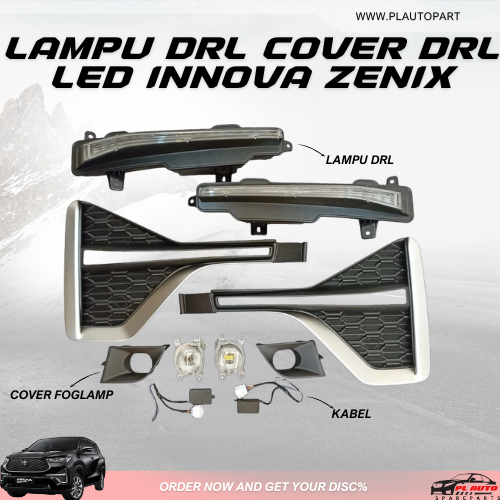 LAMPU DRL COVER DRL LED INNOVA ZENIX ORIGINAL