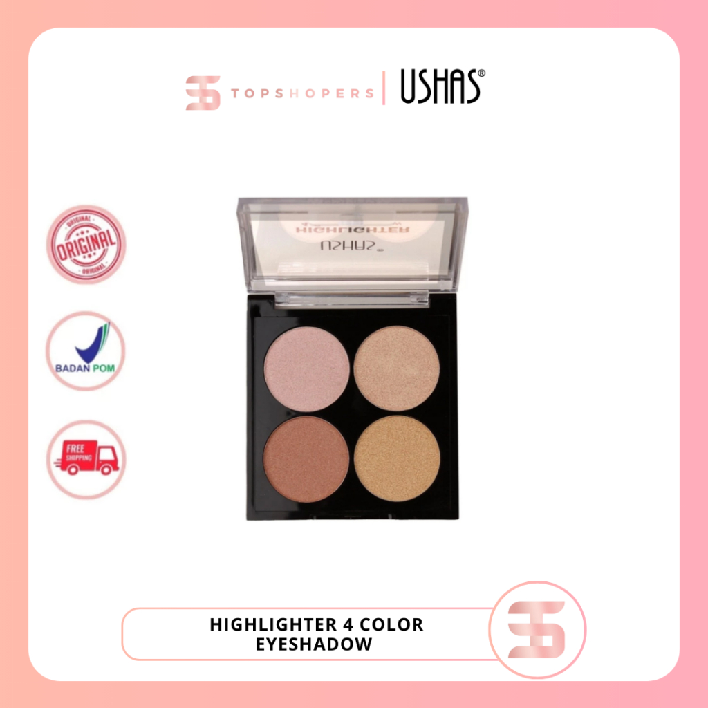 USHAS HIGHLIGHTER 4 COLOR EYESHADOW