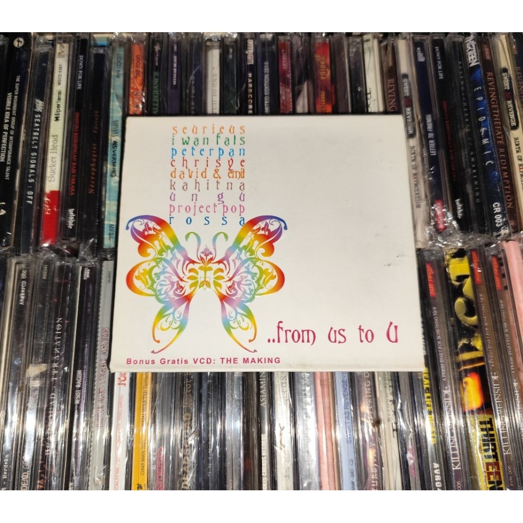 CD From Us to U - Peterpan, Seurieus, Project Pop, Ungu, Chrisye, Iwan Fals, Kahitna, Rossa