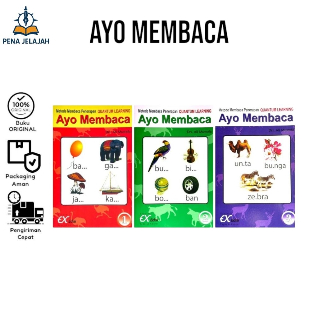 Seri Ayo Membaca - Ayo Membaca 1,2,3