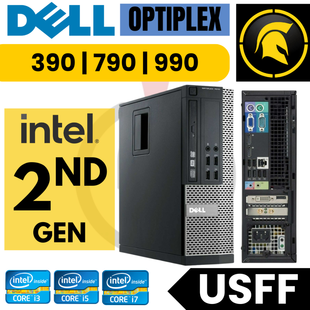 PC Dell 390 / 790 / 990 Mini usff Gen 2 Core i3 / i5/ i7 Socket 1155