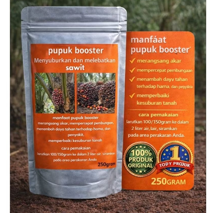 pupuk booster sawit pupuk pelebat buah sawit pupuk booster pupuk organik