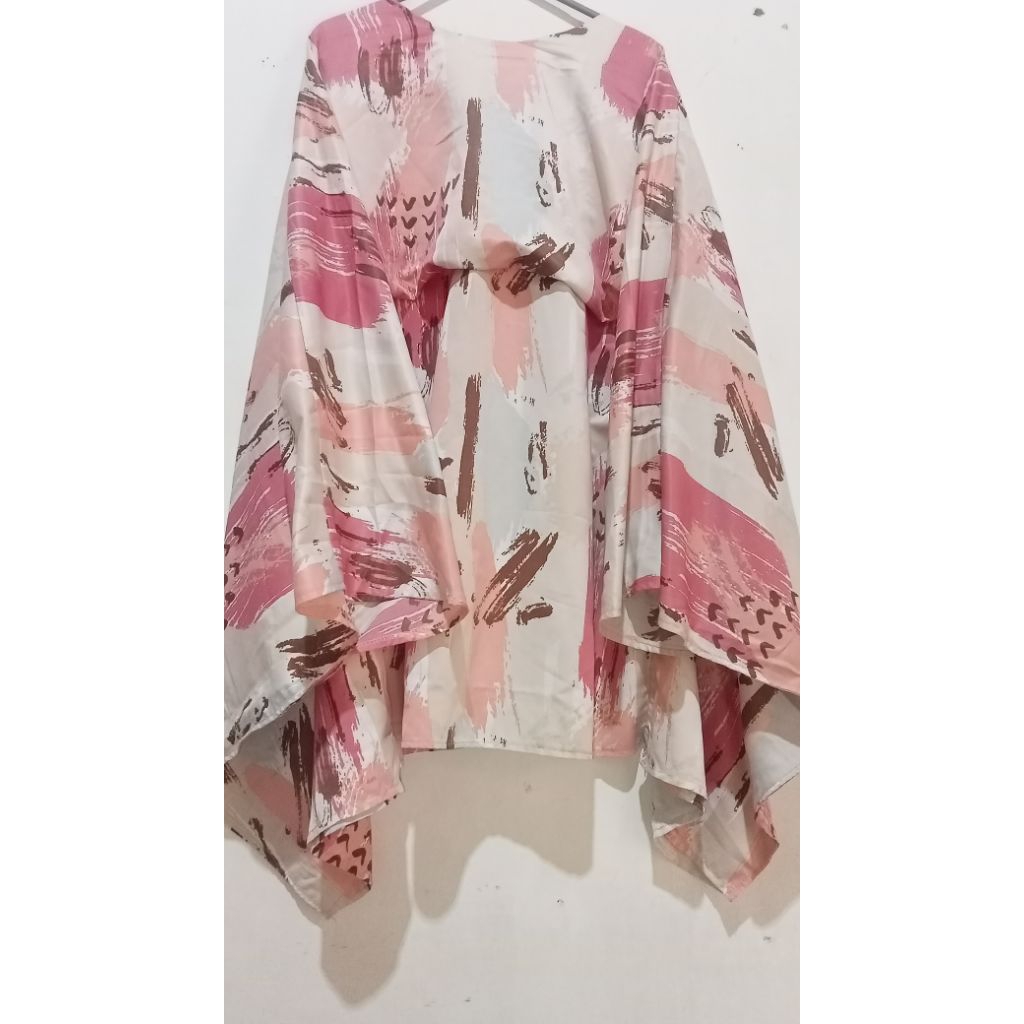 baju motif bahan silk satin