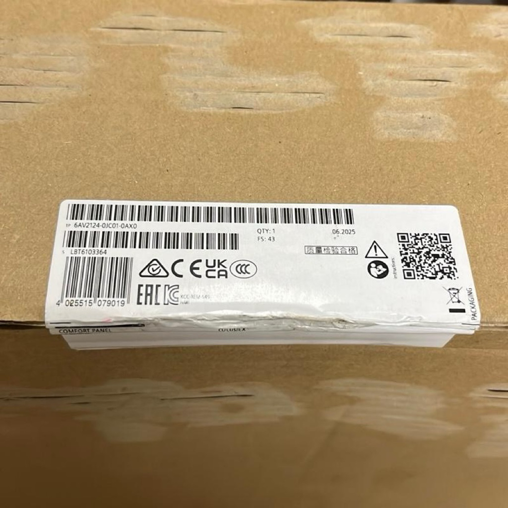 HMI SIEMENS 6AV2124-0JC01-0AX0 COMFORT PANEL SIEMENS original asli