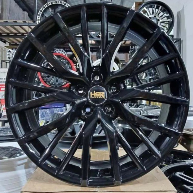VELG MOBIL  HSR ASUKAI RING 20  VELG STANDAR MOBIL  PALISADE IONIQ ALPHARD ZENIX R20 HSR FUUL BLACK