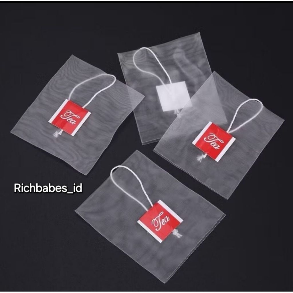 Kantung Teh Celup Kosong Bungkus Teh Celup Kosong Disposable Kantong Teh Celup Kosong Kecil Nilon 10