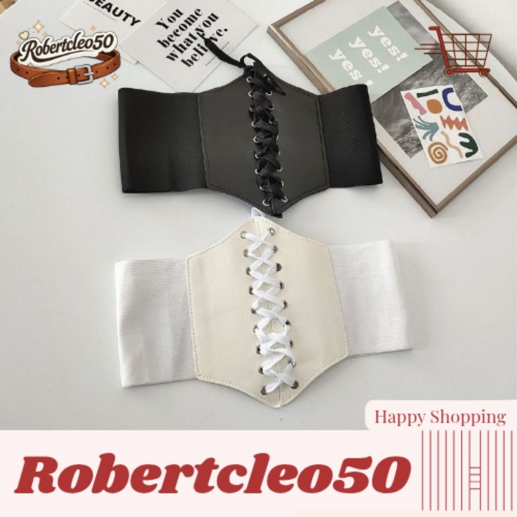 (SB13) Obi Belt Sabuk Wanita Obi Belt Kulit Obi Belt Kekinian Obi Sabuk Taliwarna