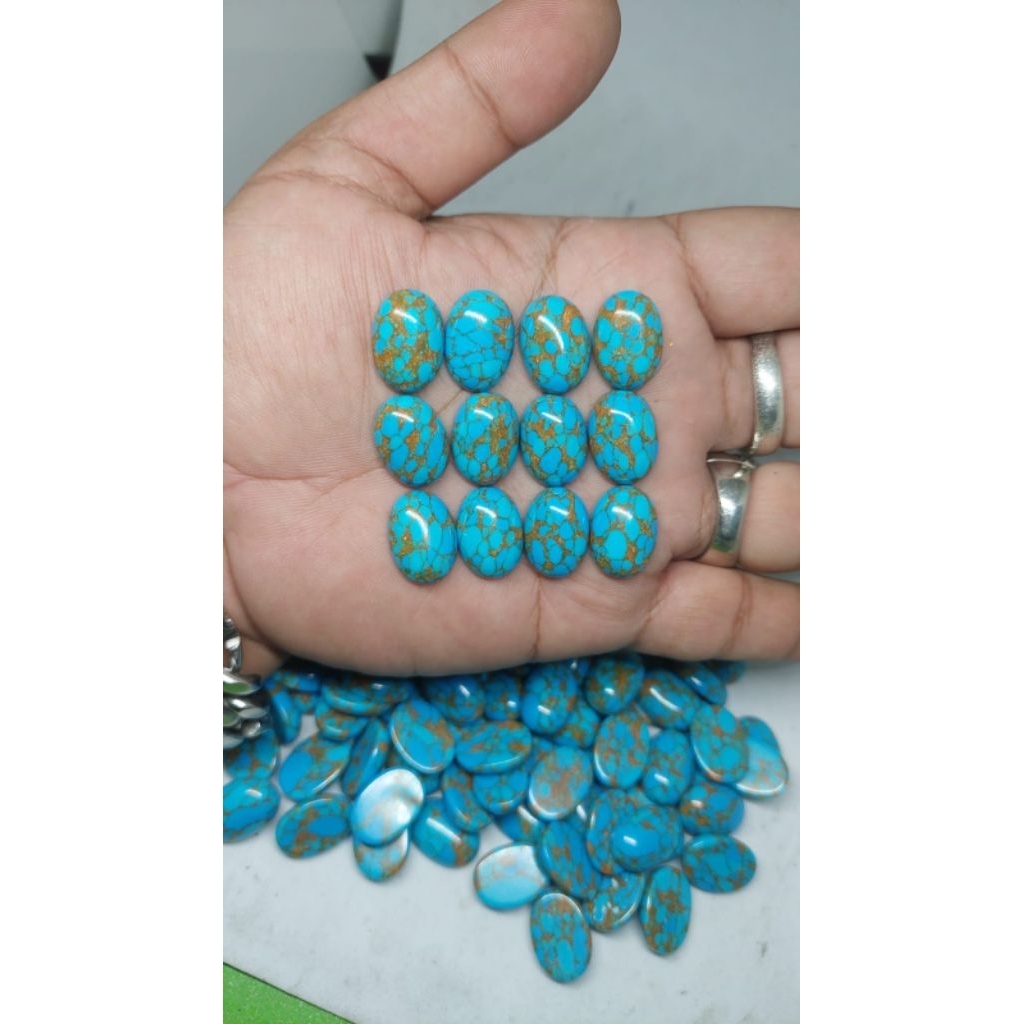 pirus mesir royal blue urat merah ceplok kuro / batu akik urat emas polos biru fanci manmade tidak a