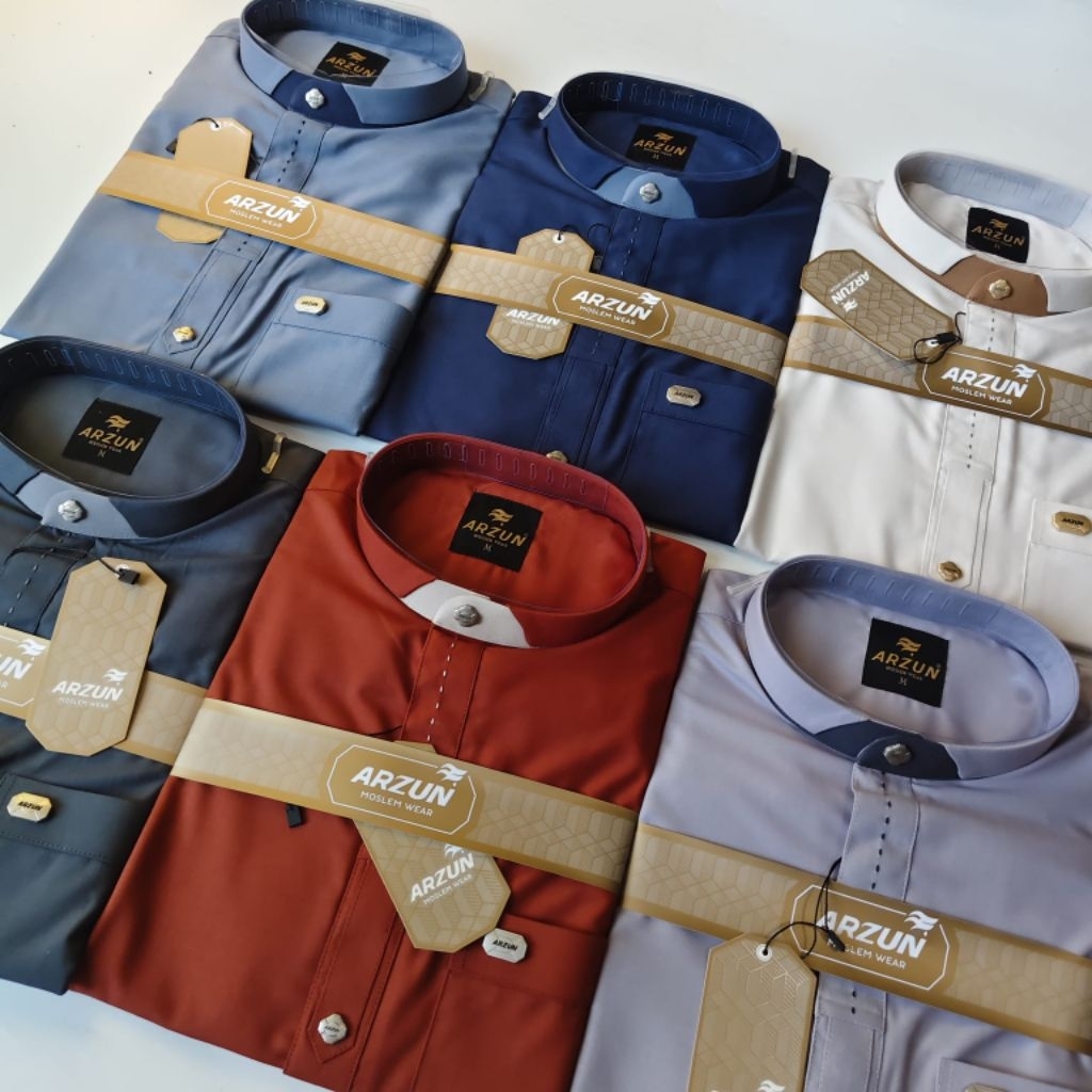 Koko Arzun lengan pendek katun premium terbaru