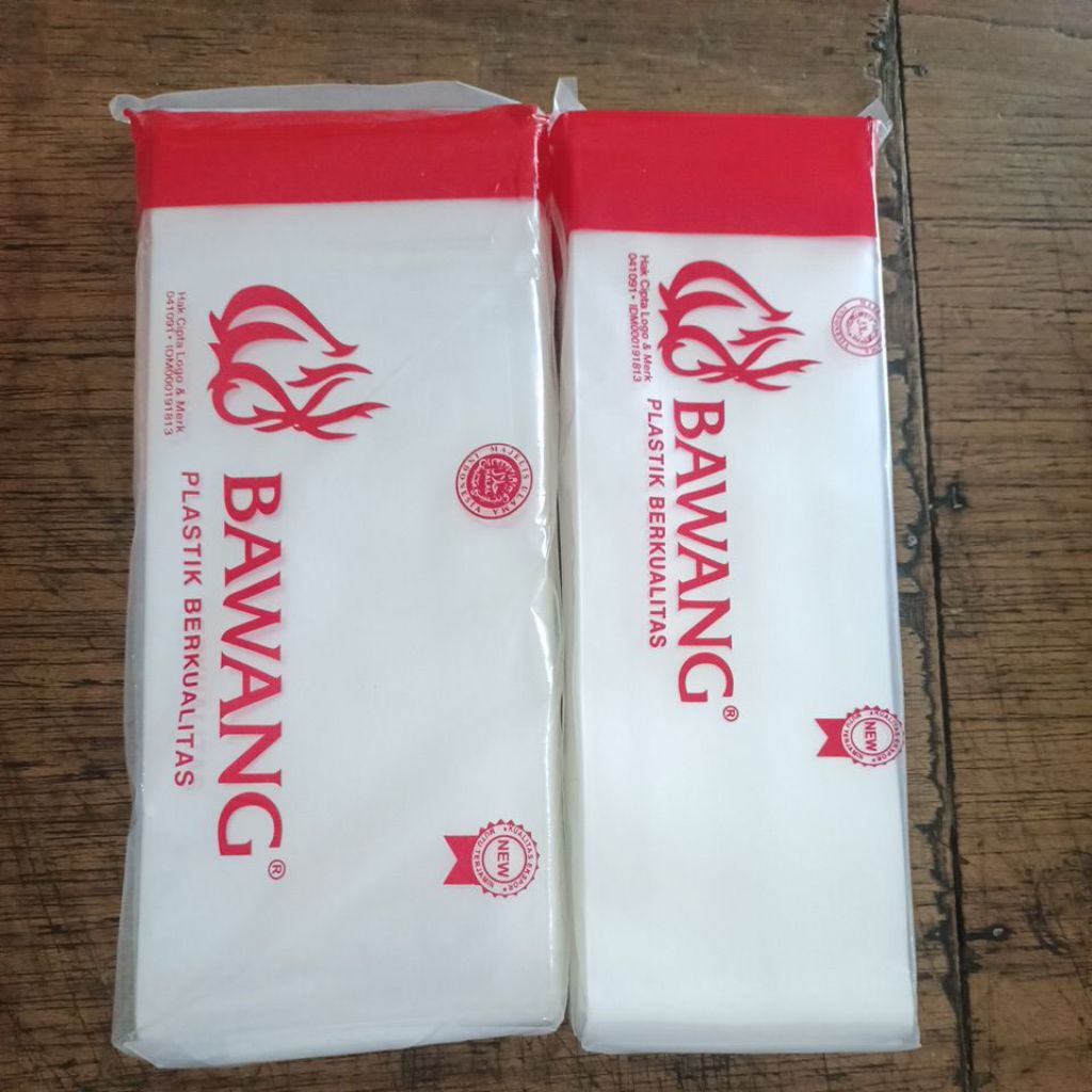 Plastik tempe Roll / Plastik PP Bawang roll uk. 8 cm dan 10 cm