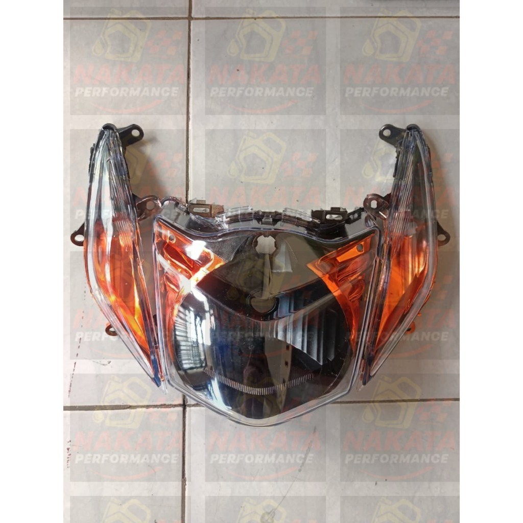 Reflektor 1 Set Lampu Depan Beat Karbu Custom