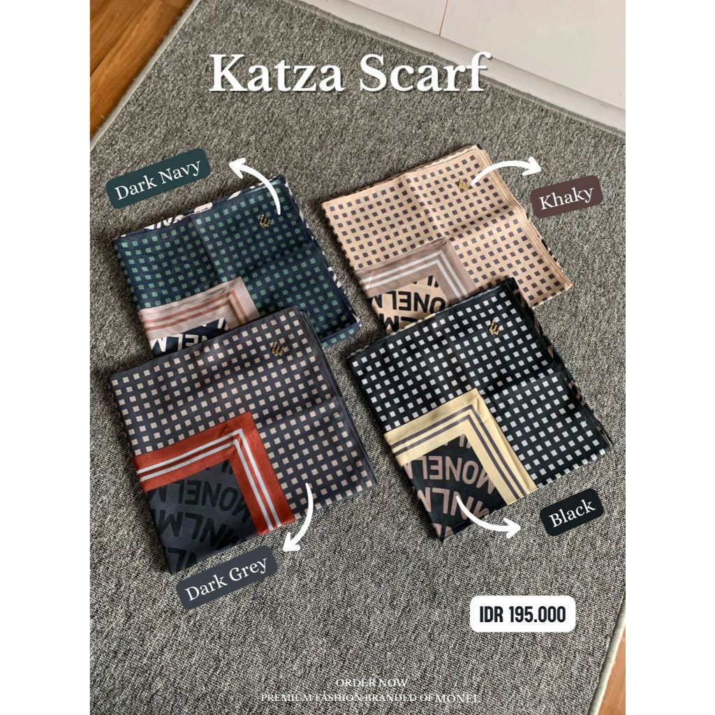 KATZA SCARF Monel Series // Scarf Series By Monel