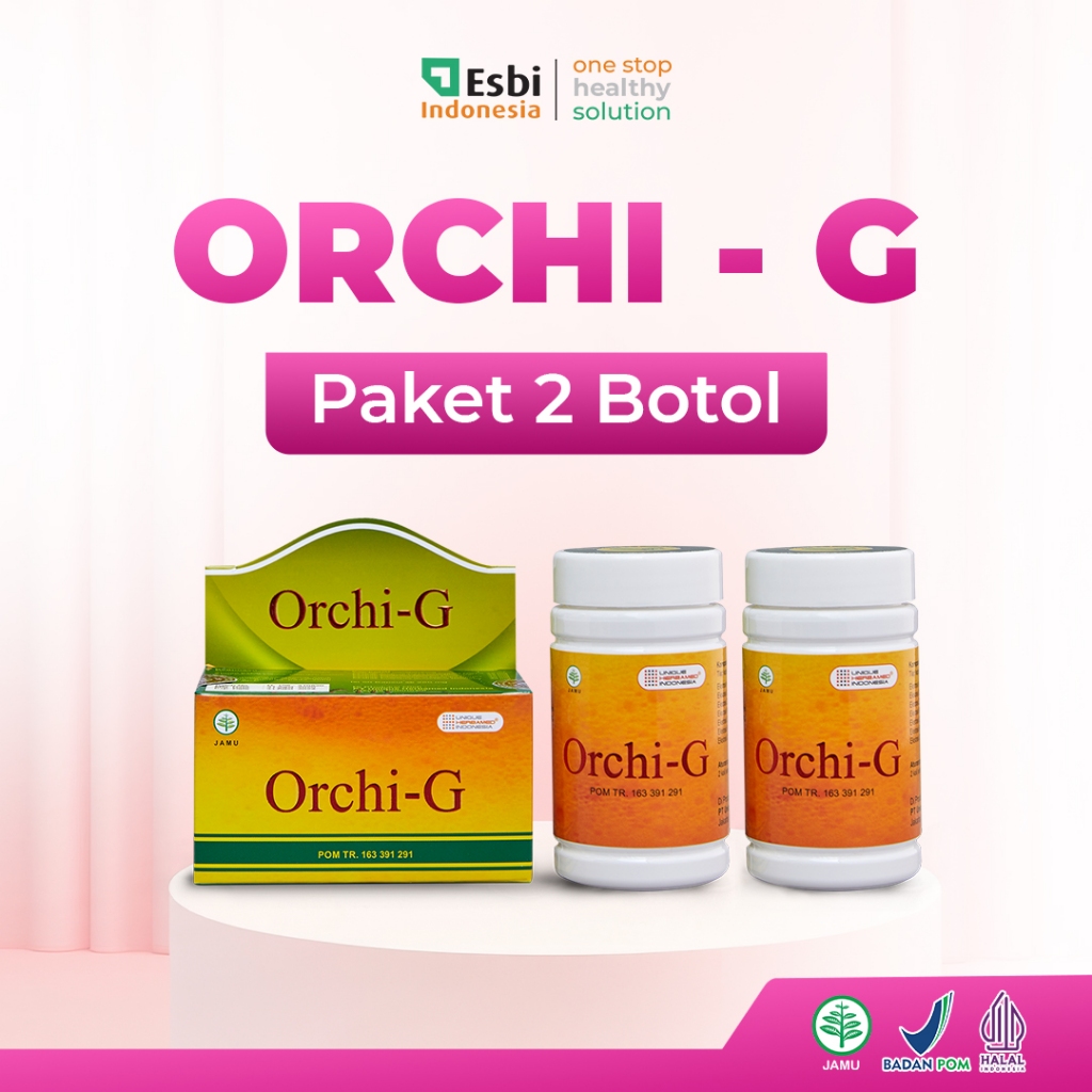 Orchi-G Herbal Gairah Wanita BPOM | Menopause & Kering Kewanitaan | 2 Botol