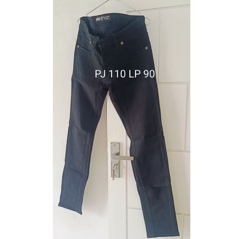 preloved jeans pria hitam like new