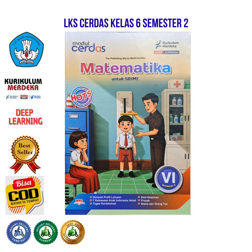 Lks Cerdas Matematika Kelas 6 Smt 2 Murah Terbaru