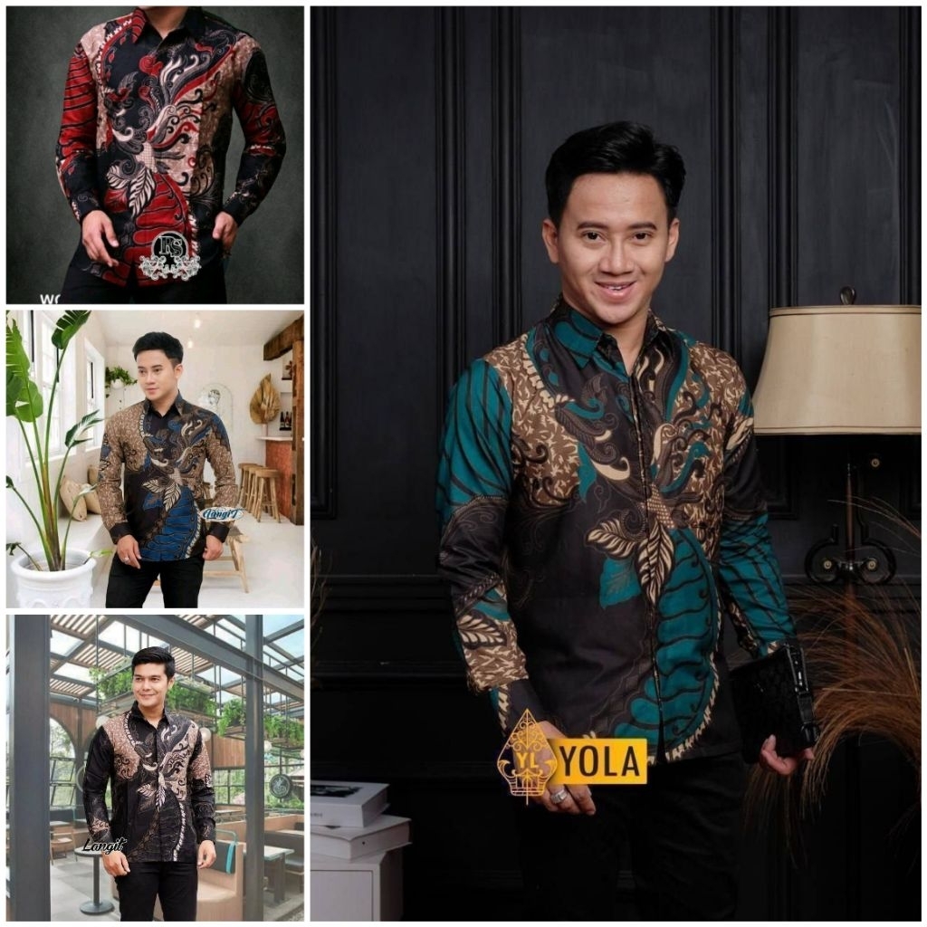 kemeja batik dewasa motif Sangkuriang polymikro