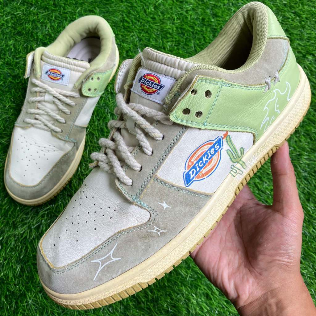 DICKIES Low Casual Suede-Leather sneakers shoes size 42