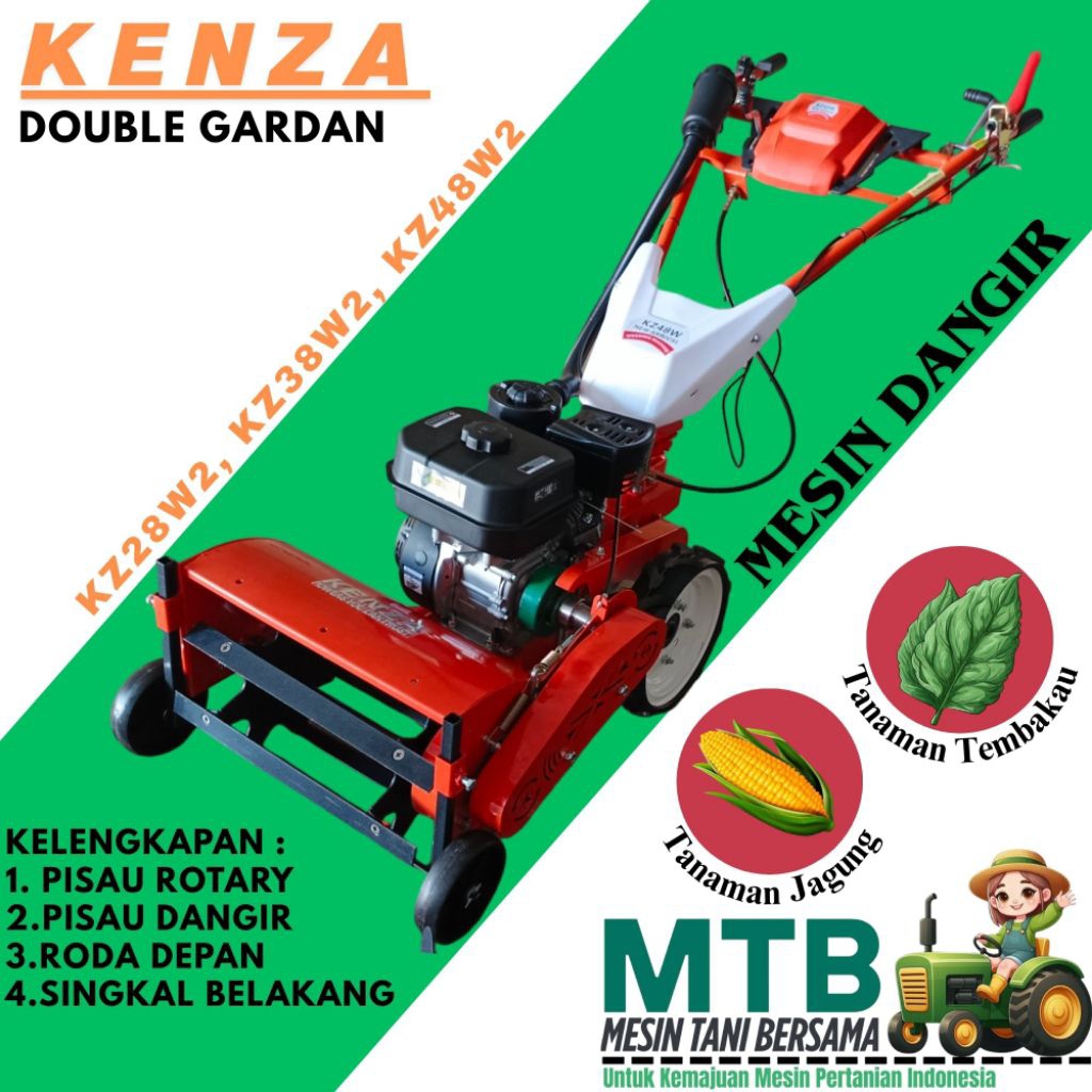 mesin dangir kenza double gardan