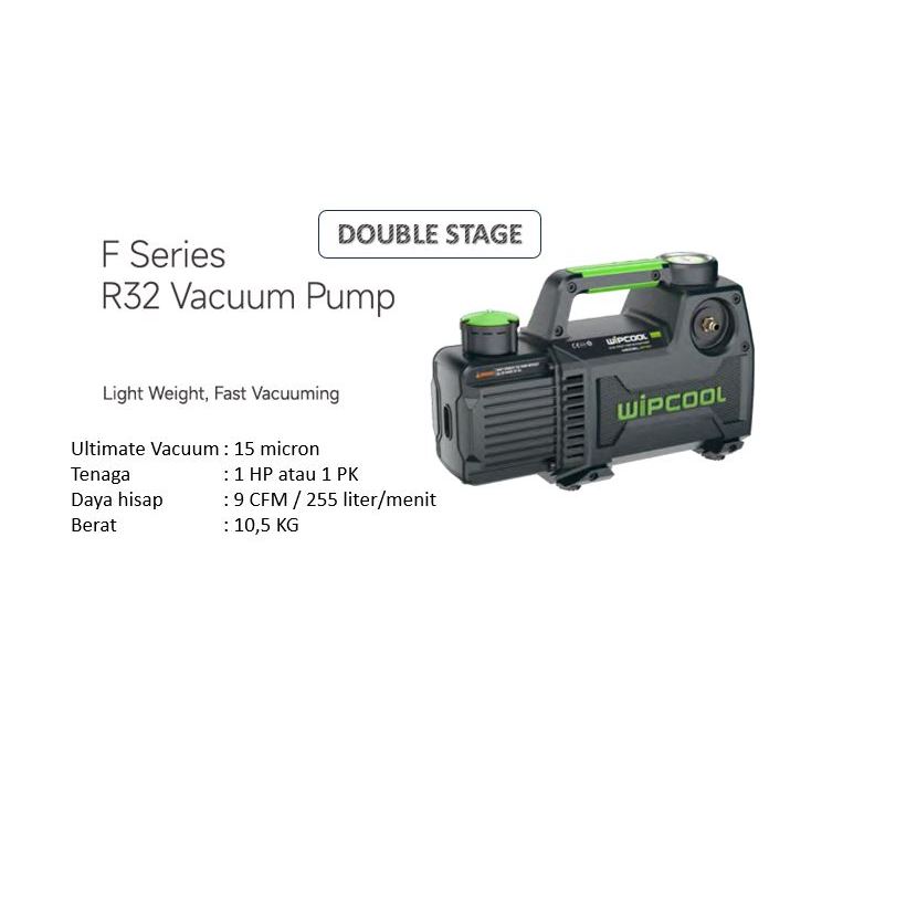 WIPCOOL vacuum pump ac 2F4R pompa vakum AC besar 2 stage double stage 1 pk mobil kulkas pendingin