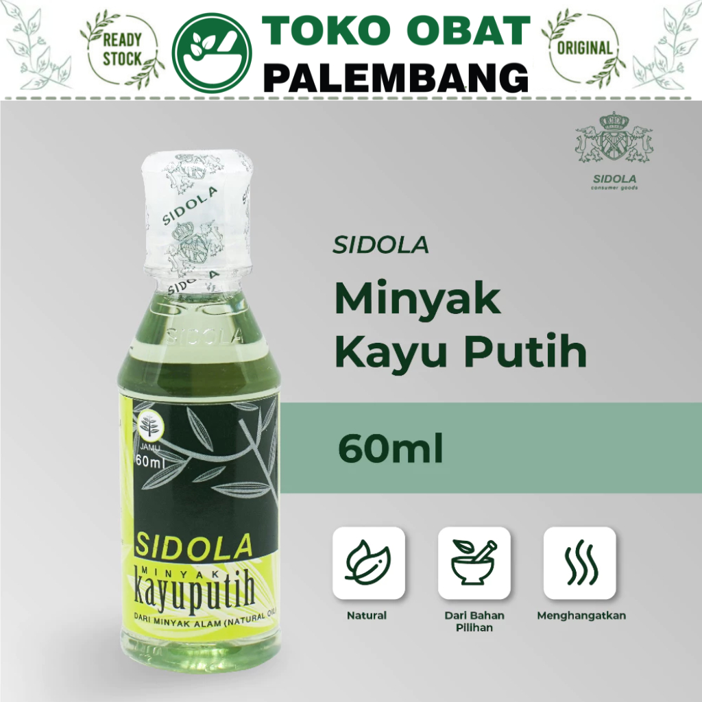 SIDOLA MINYAK KAYU PUTIH 60ML MINYAK KAYU PUTIH SIDOLA MINYAK SIDOLA