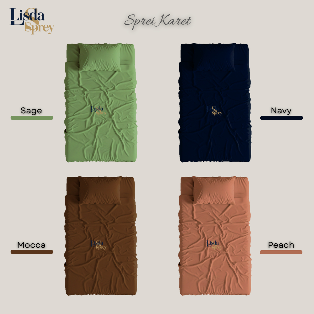 Sprei Polos Ukuran 90x200x15 90x200x20 No 4