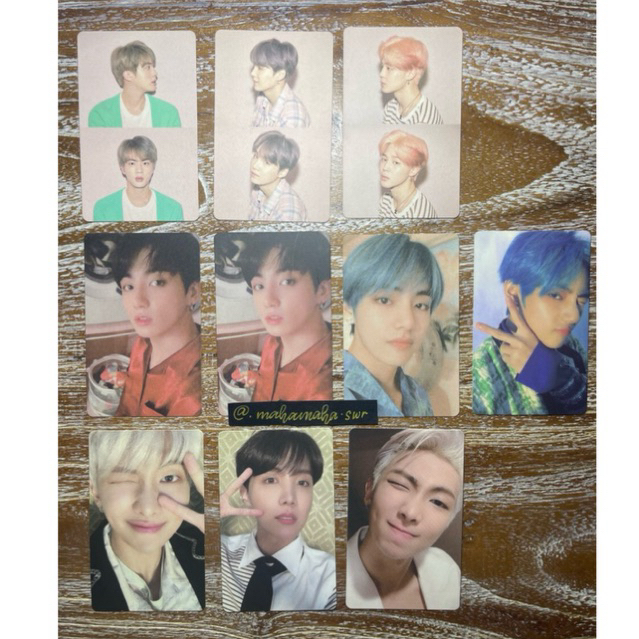Photocard Jhope RM Album Map of the soul persona ver 3 2 BTS Mots J-hope Namjoon Namu Hobi PC
