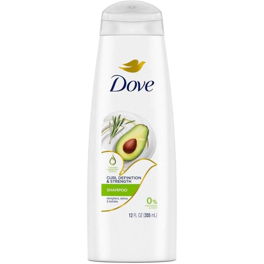 Dove Curl Definition & Strength Shampoo 355ml avocado and Rosemary extract