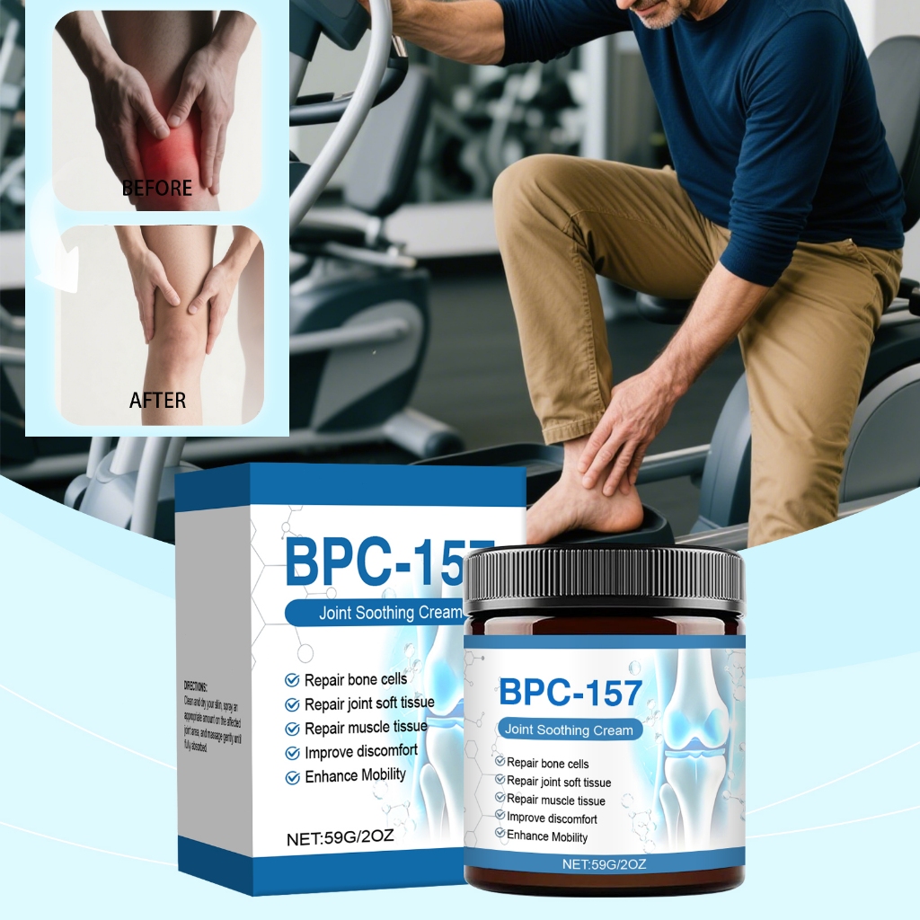 BPC-157 Joint Soothing Cream 59g Krim Pengobatan Nyeri Sendi Pemulihan Tulang Pereda Nyeri Lutut Joi