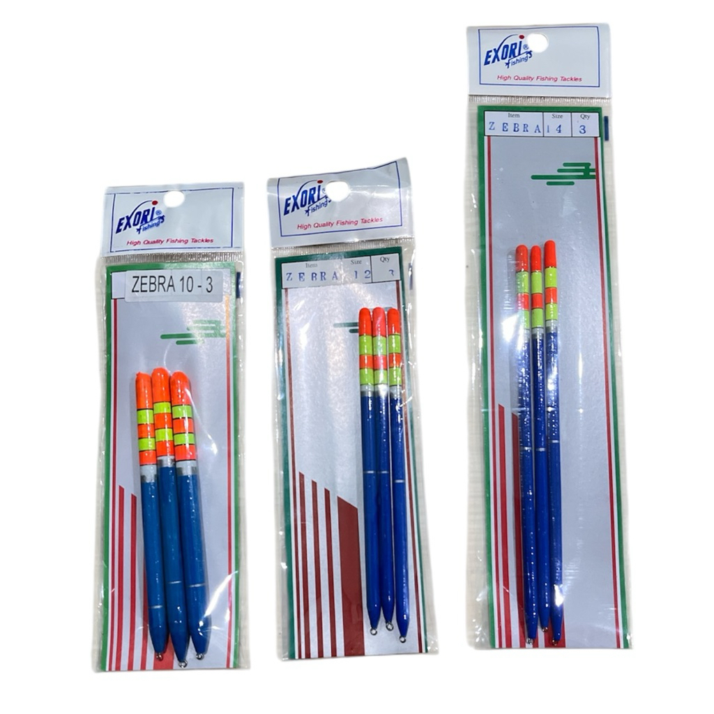 PELAMPUNG PANCING EXORI PIPA DAN EXORI ZEBRA