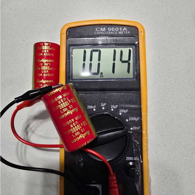 ELCO 10000UF 50V RUBYCON JAPAN RED For audio