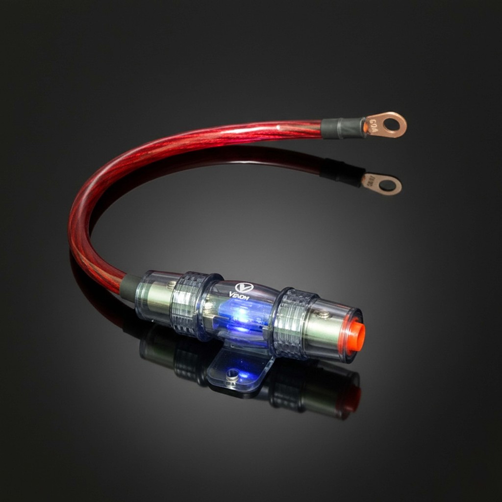 Kabel Instalasi Power Aki Audio Mobil AWG 4 Skun Tembaga Copper