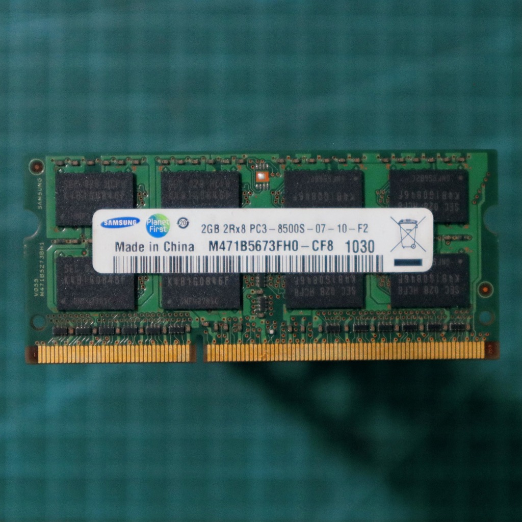 RAM Laptop DDR3 Samsung 2GB 1066Mhz PC3-8500 - Bekas/Copotan