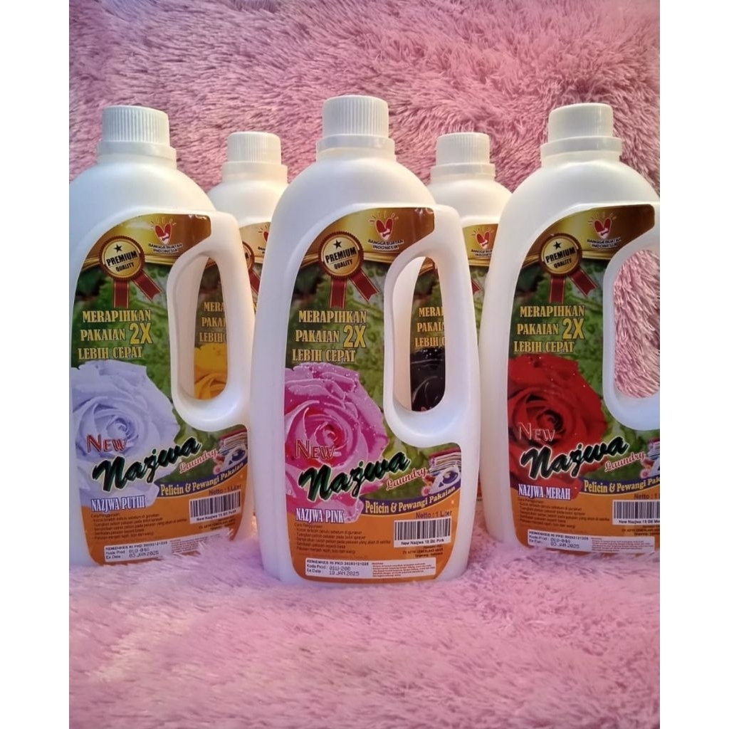 Najwa pewangi laundry pelicin setrika 1L