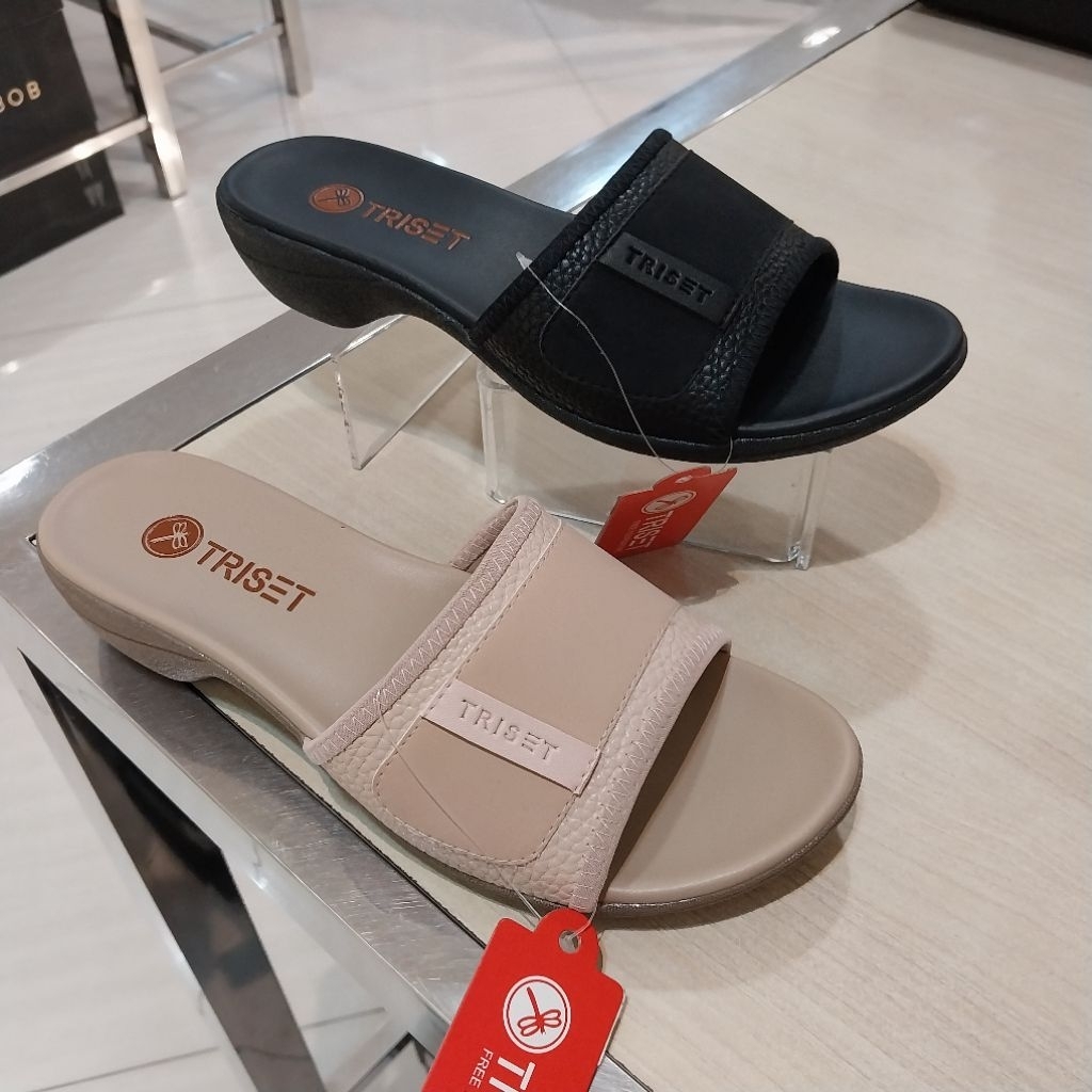 TRISET sandal wanita wedges 4cm ori dari matahari