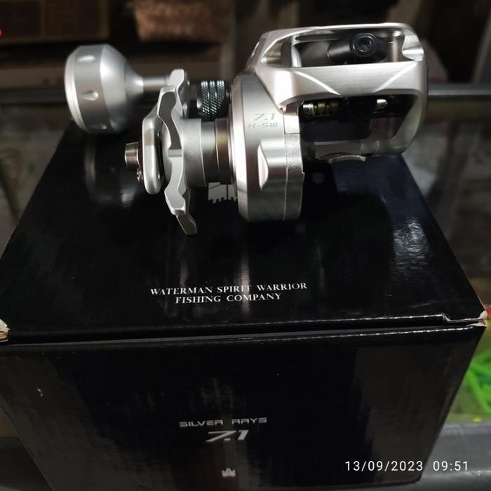 REEL BC LIGHT JIGGING TRIDENTECH SILVER RAYS C 7.1 HL SW