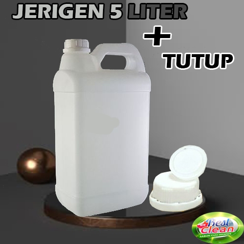 Jerigen 5 Liter Tebal dan Berkualitas Plus Tutup Segel