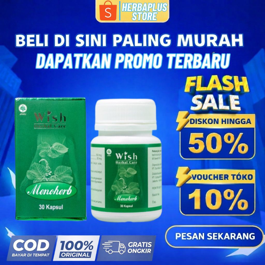 Menoherb original dokter Boyke Dian Nugraha | Suplemen Menopause