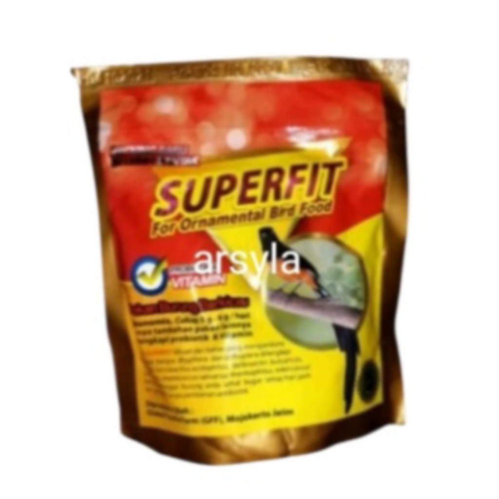 superfit gold protein tinggi pakan Voer Pur burung murai kacer