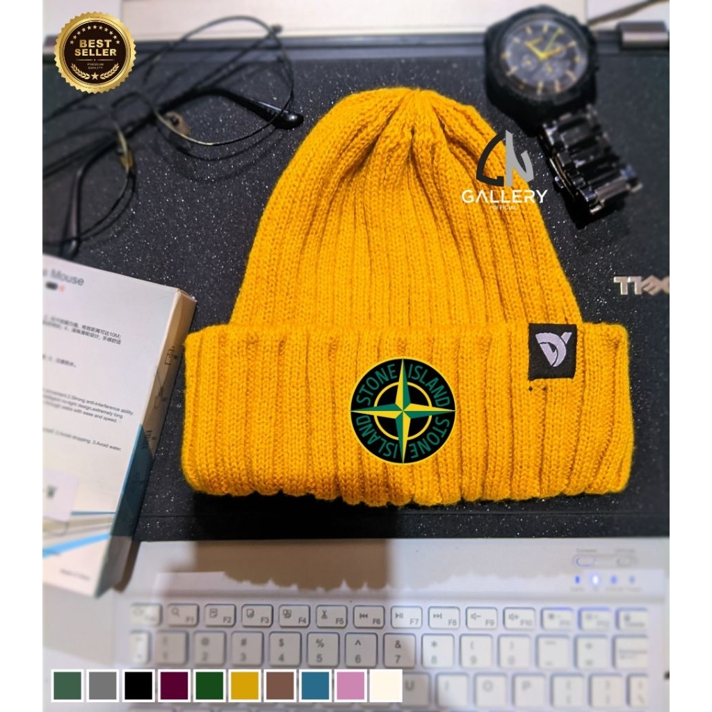 STONE ISLAND|Topi/kupluk beanie hat Dewasa Murah Rajut PREMIUM Pria/Wanita